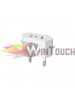 Adapter No brand UK - US to EU Schuko DT 220V, Universal, White - 14489 Αξεσουάρ Adapter No brand UK - US to EU Schuko DT 220V, Universal, White - 14489 Αξεσουάρ